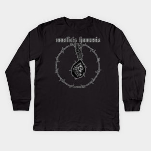 barbwire noose Kids Long Sleeve T-Shirt